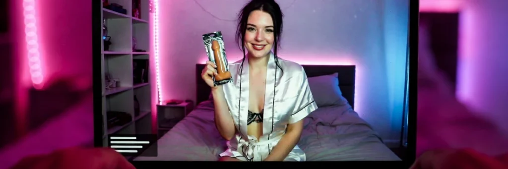 dildo cam performer on random video chat